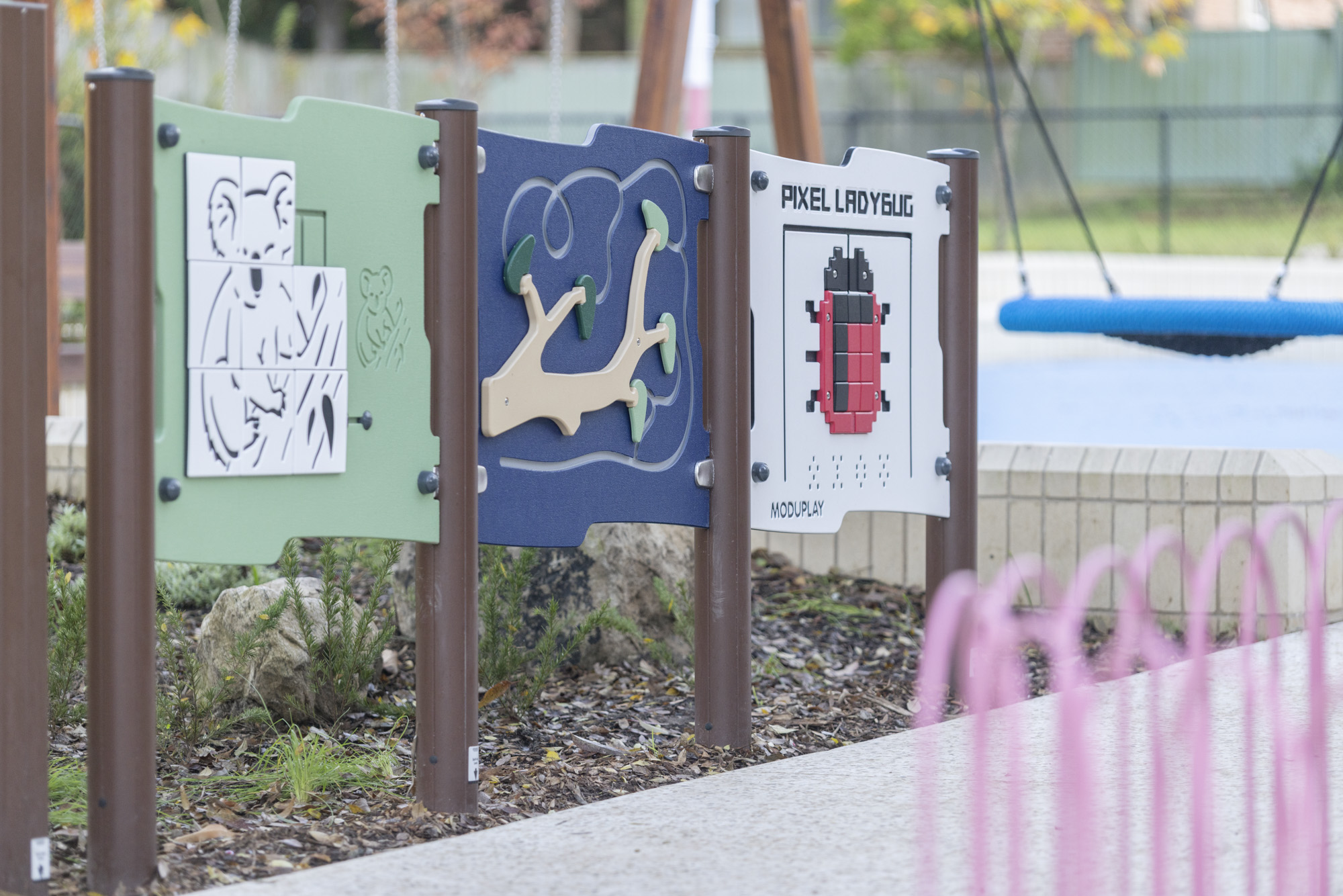 Interactive play panels in a Connect playground