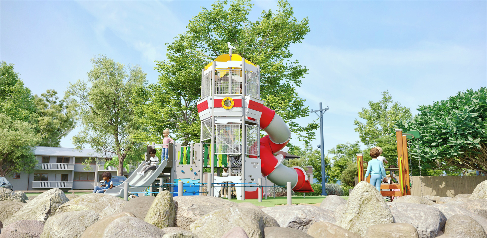 Sugarloaf Point lighthouse themed Connect tower